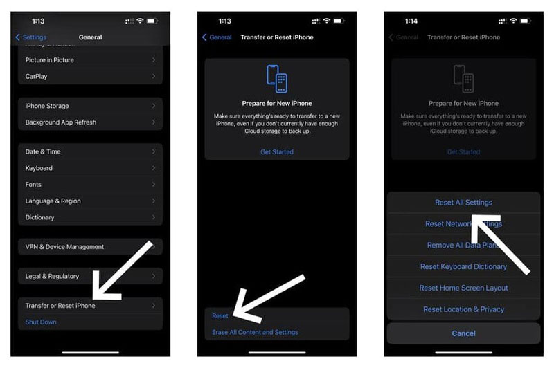 resetting settings when iphone 13 battery drains fast