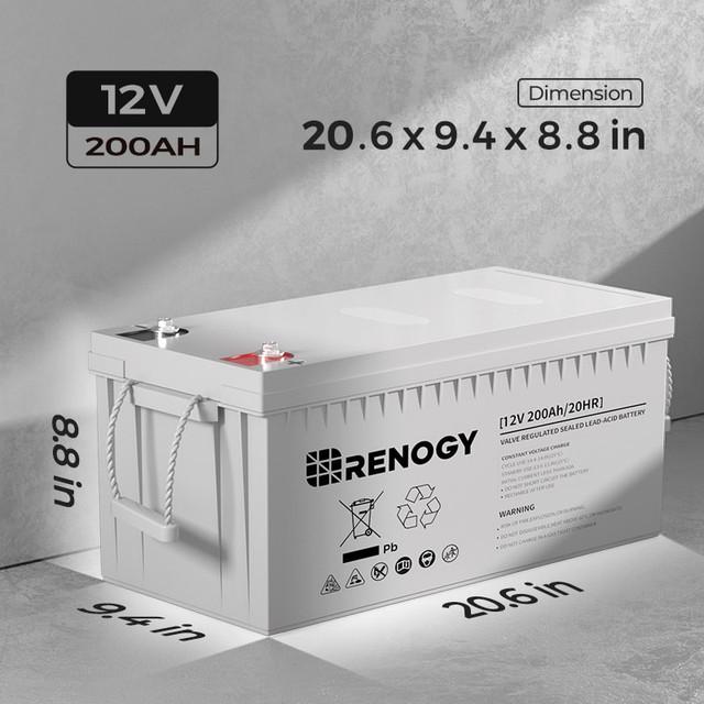 Renogy Deep Cycle AGM Battery