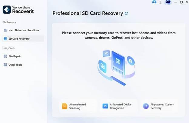access sd card recovery tool